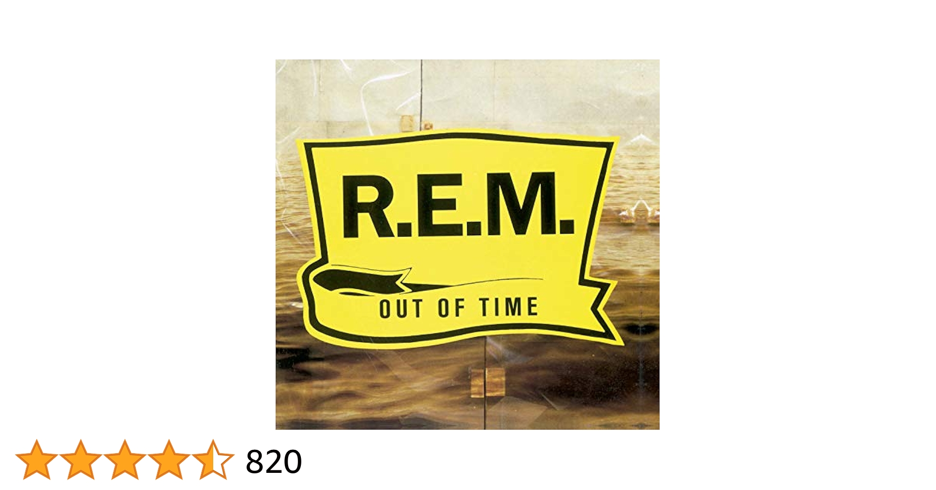 R.E.M. OUT OF TIME　USオリジナル盤　希少 R.E.M. OUT OF TIME USオリジナル盤 希少 レコード